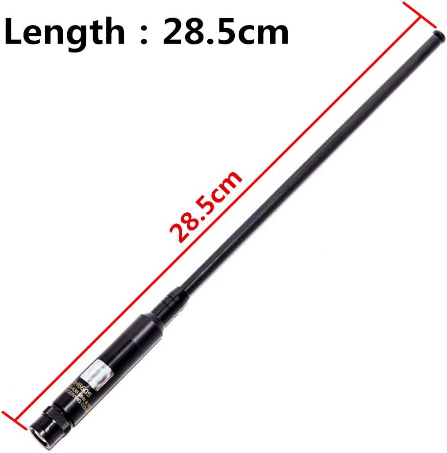 TengKo RH-660S BNC Dual Band VHF UHF 144/430MHz Telescopic Antenna High Gain Two Way Radio Antenna for Kenwood ICOM IC-V8 IC-V80 IC-V82 IC-V85 TK100 CB Radio Baofeng Ham Walkie Talkie - Image 4