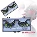 Lookathot 1 Pairs Feather False Eyelashes Eye Lashes- Natural Handmade Reusable Extensional Charming Sexy Funny Ladies Styles- Deluxe Party Stage Dance Costume