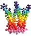 SHAWE Kids Building Block Toy, More than 90 Pieces Mighty Molecules Big Size,Interlocking Solid PE Plastic Building Sets,Educational Games,Sensory Fidget Toys,Safe Material for Kids,Package with Reusa