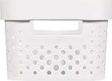 Curver Infinity Dots Rect Storage Boxes Set of 4 4.5 Litre White view 5