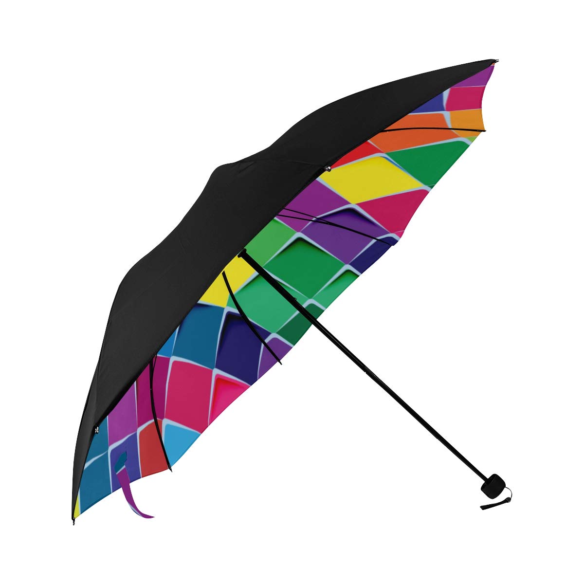 Parasol Umbrella Uv Protection Art Colorful Abstract Texture Underside