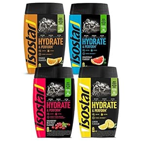 Isostar Hydrate & Perform Iso Drink – 400g isotone drank poeder – elektrolyt poeder ter ondersteuning van de sportieve…