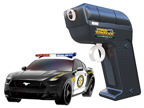 UPC 605444098417, Max Traxxx R/C Tracer Racers High Speed Remote Control Mustang Police Car - Channel A