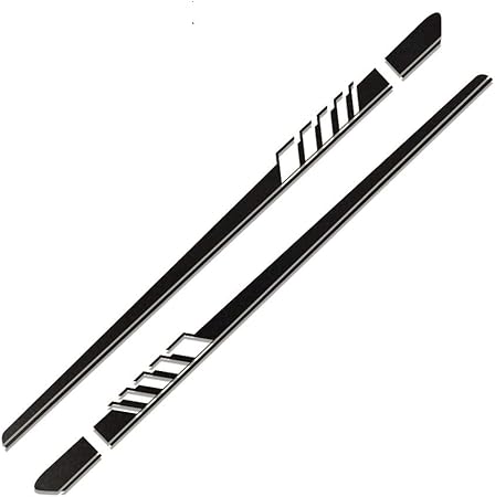 Amazon Taydmeo スズキスイフトsx4ジムニー 2ピース車のサイドストライプステッカーフィルム車のチューニング車のサイドボディデカールアクセサリー ドアウエストライン ステッカー ステッカー デカール 車 バイク