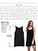 ROMWE Women's Casual T-Shirt Sleeveless Swing Dress Tunic Tank Top Dresses Black XXL