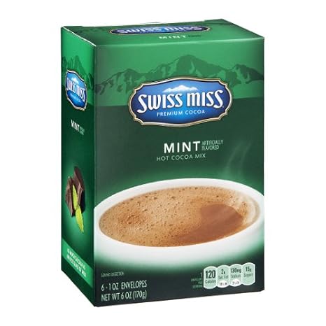 Swiss Miss Hot cocoa Mix mint envelopes (070920475158)