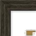 Craig Frames 1.5DRIFTWOODBK 16x20 Picture/Poster Frame, Wood Grain Finish, 1-1/2-Inch Wide, Distressed Black