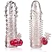 ThreeH Moon Penis Sleeve Reusable Condom Penis Cover Pump&Enlarger Cock Extender Sexual Delayer Adult Sex Toy for Men H-MPSm