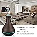 400ml Essential Oil Diffuser, New Design - Quieter, Longer Mist Output Time 6-12 Hours Ultrasonic Aroma Diffuser with Waterless Auto-Off for Home&Office