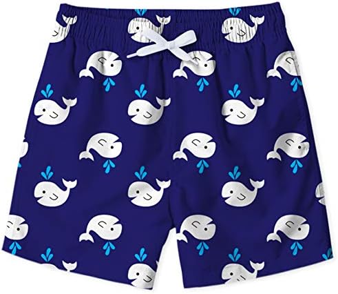 ALOOCA Kid Boys Swim Trunks 3D Quick Dry Summer Beach Shorts Casual Outdoor Surf Board Pants with Mesh Lining 4-12T