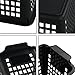 Begale Plastic Storage Trays Basket for Kitchen, Bathroom Organizer, Set of 6