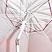 Tommy Bahama Sand Anchor 7 feet Beach Umbrella with Tilt and Telescoping Pole (Red Stripe)