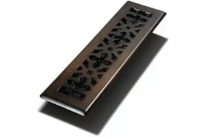 Decor Grates AGH212-RB 2-Inch by 12-Inch Gothic Bronze Steel Floor Register