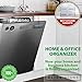 Glide Signs Dishwasher Magnet Clean Dirty Sign - Premium Metal Magnetic Dishes Indicator Improved Slider Locks - Best Kitchen Gadgets in Home Office Organization - Magnets Work on All Dishwashers