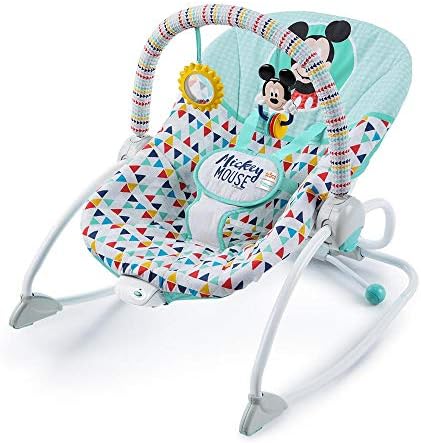 Amazon Co Jp Disney Baby ディズニー ベビー ミッキーマウス ハッピートライアングル ロッカー 0ヶ月 By Kids Ii ベビー マタニティ