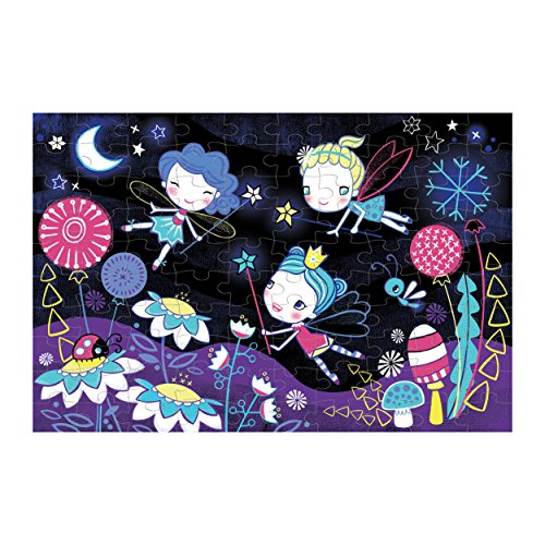 Mudpuppy Fairies Glow in The Dark Puzzle (100 Piece)
