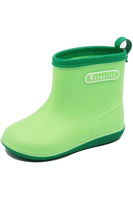 green short rain boots