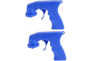 VALICLUD Spray Paint Handle Trigger for Aerosol Cans, 2pcs Blue Spray Adapter Handle, Automotive Painting Tool Suitable for C