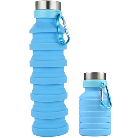 Faltbare Trinkflasche Sport Wasserflasche Reisen - Auslaufsicher Sportflasche Trinkbecher Bpa Frei Silikon Flasche Wiederverw