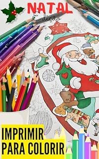 Livro Imprimir para Colorir - Natal