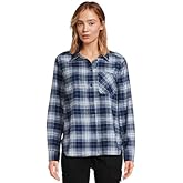 Time and Tru Women's Long Sleeve Flannel Shirt
