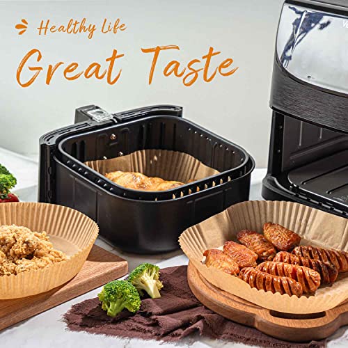 Air Fryer Parchment Paper, 6.3 inch Air Fryer Paper/Air Fryer Perforated Parchment Paper for Air
