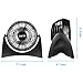 CAMTOP USB Desk Fan with 2 Adjustable Speed 5 inch Small Quiet Personal Table Fan for Office and Bedroom(Transparent)
