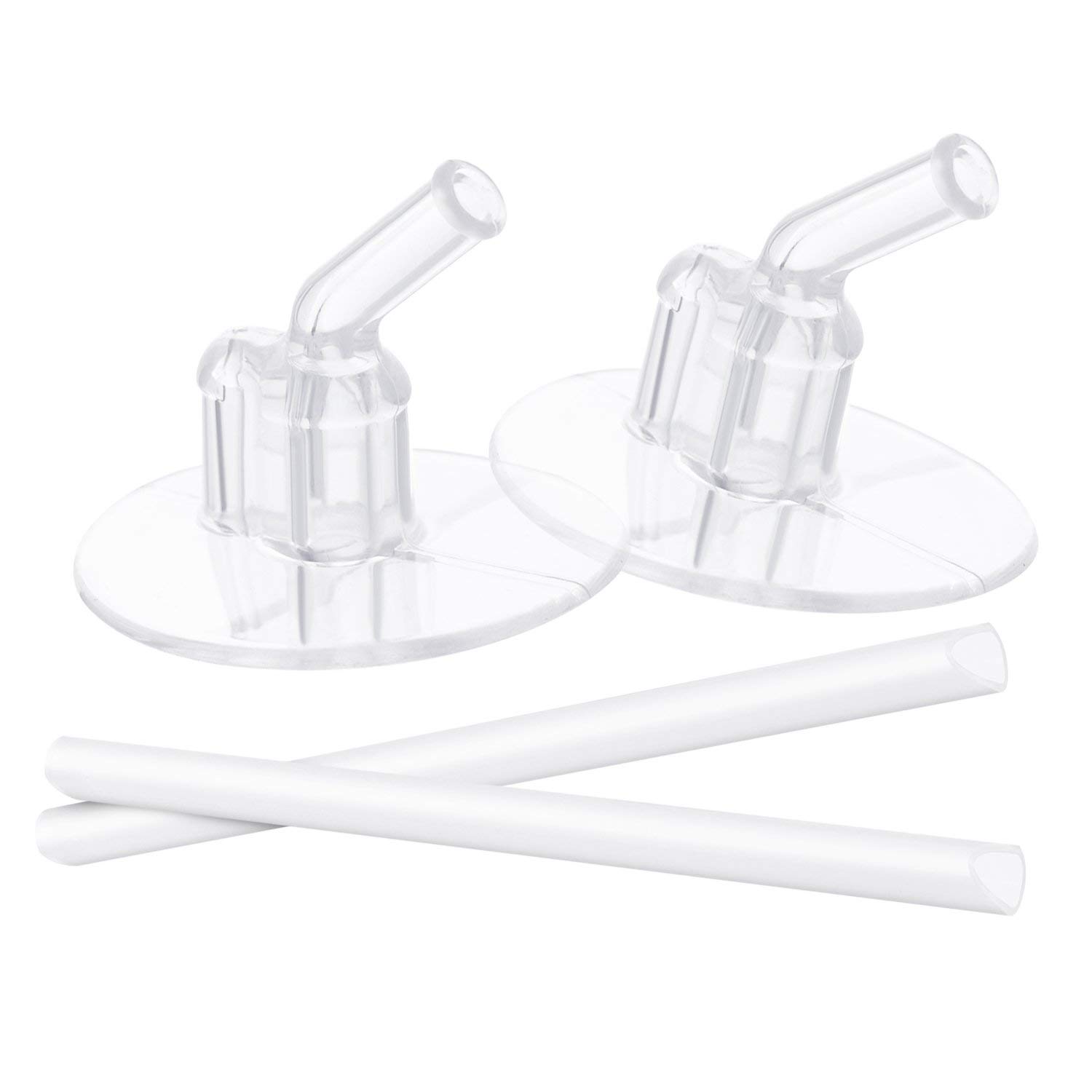 Thermos Replacement Straws for 12 Ounce Funtainer Bottle, Clear Lime