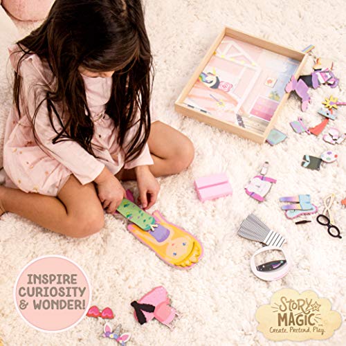 Story Magic Wooden DressUp Doll by Horizon Group USA, Dress Up