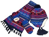 N'Ice Caps Little Boys And Infants Sherpa Lined Geo Print Knitted Set