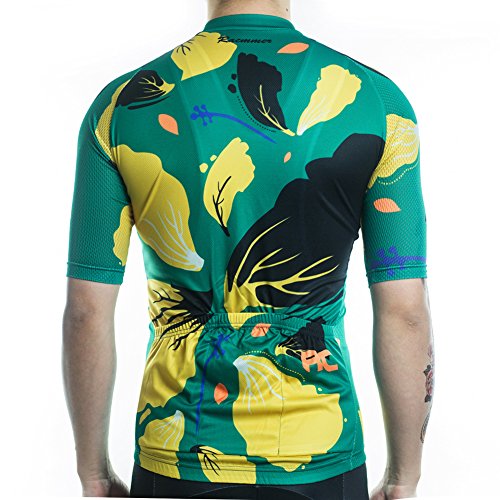 Racmmer Mens Breathable Short Sleeve Cycling Jersey Bike Shirt Cycling Clothing
