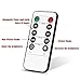 smtyle Fake Candles for Flameless Fireplace Candelabra Holder Battery Operated Flickering Moving Flame Wick Pillar with Remote Control Timer Ivory Flat Top 6