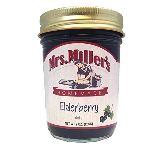Favorite Berries Gift Assortment Box - 3 Jar Sampler, Variety Pack of Blueberry & Boysenberry Jam, and Elderberry Jelly (9 oz full-sized jars) by Mrs. Miller's in a Gold Scroll Gift Box by Jarosa Gif - Thumbnail 6