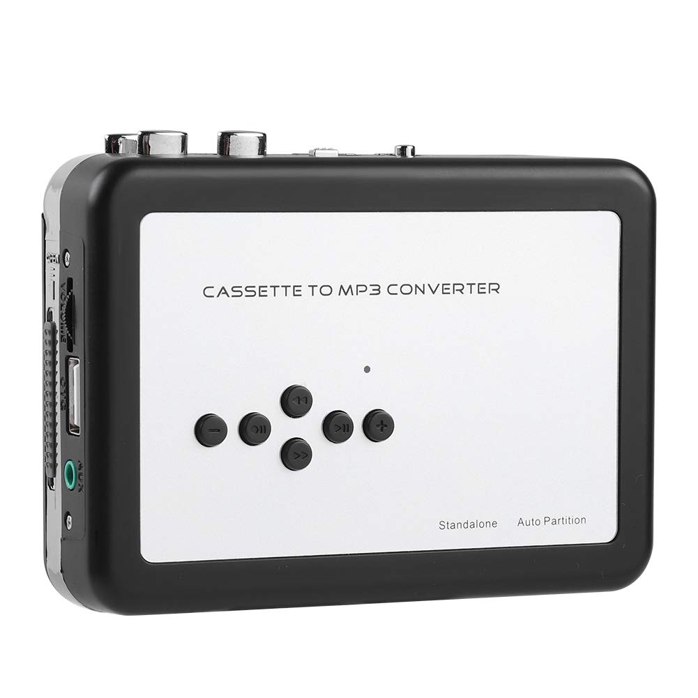 Cassette Switch with Headset, Portable Personal USB Cassette Tape on PC Acquisition of MP3 CD Converters