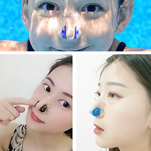 image for SAVITA Swimming Nose Clip with Waterproof Silica Gel for Kids and Adul