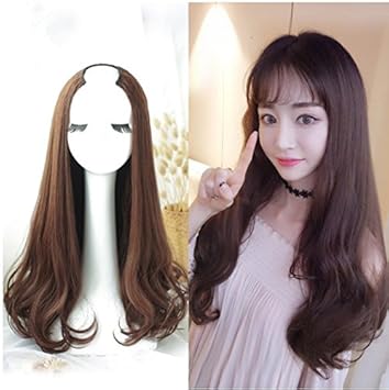 Amazon Com Type Semi Long Haired With Long Straight Hair Wig