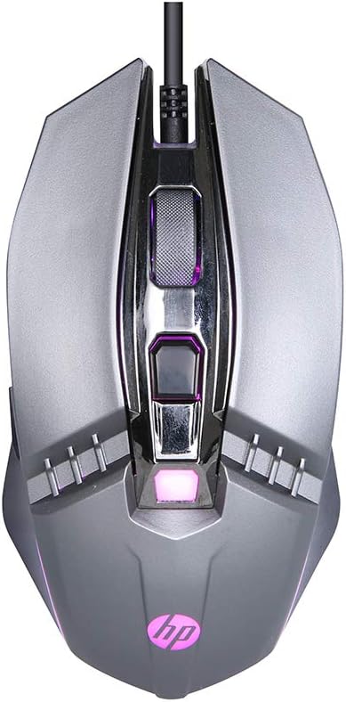 Mouse Gamer Hp Chumbo Usb, Led Multicores, 2400 Dpi - M270