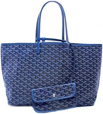 Elqua Lady Tote Shoulder Bag With Matching Wallet (Blue)