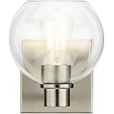 Kichler Lighting 45892NI One Light Wall Sconce from The Harmony Collection, Brushed Nickel