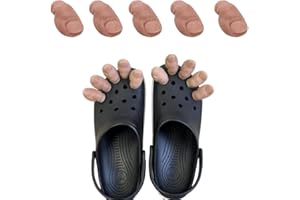 GENERIC Big Toe Croc Charm, Croc Toes Charms, 3D Croc Charms, Funny Croc Shoe Charms, Fake Toes For Crocs, Funny Croc Charms, Croc Accessories Slides Sandals Shoe Decoration