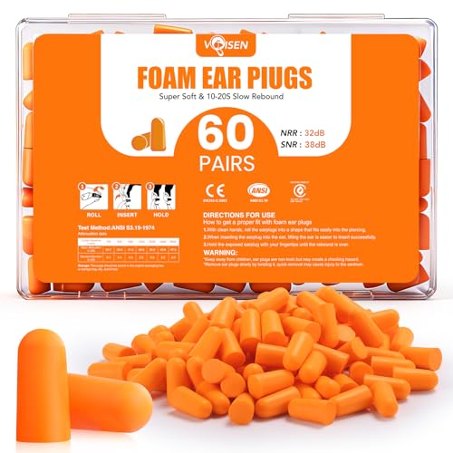 VOISEN Foam Earplugs