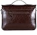 Banuce Vintage Pu Leather Tote Briefcase Shoulder Messenger Bag