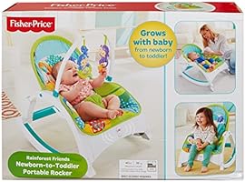 fisher price rainforest friends newborn to toddler portable rocker