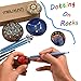 Meuxan AL051 13 Piece Ball Stylus Dotting Tools, Clay Pottery Modeling Set, Rock Painting Kit