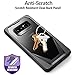 Poetic Galaxy Note 8 Case, Guardian [Scratch Resistant Back] [360 Degree Protection] Full-Body Rugged Clear Hybrid Bumper Case with Built-in-Screen Protector for Samsung Galaxy Note 8 Black