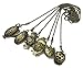Hyamass 6pcs Vintage Different Owl Hollow Out Charm Pendant Ceiling Light Fan Danglers Light Fan Pulls Chain Extender with Ball Chain Connector
