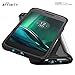 Poetic Affinity Series Thin Dual Material Bumper Case for Motorola Moto G Play/Moto G4 Play - Black/Clear