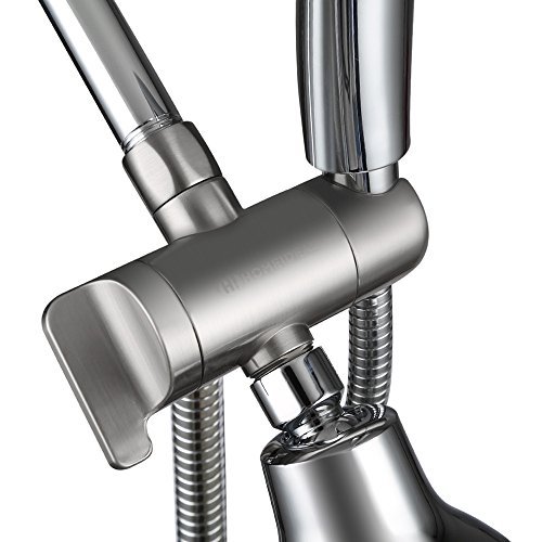 HOMEIDEAS 3Way Shower Arm Diverter for Handheld Shower and Shower Head