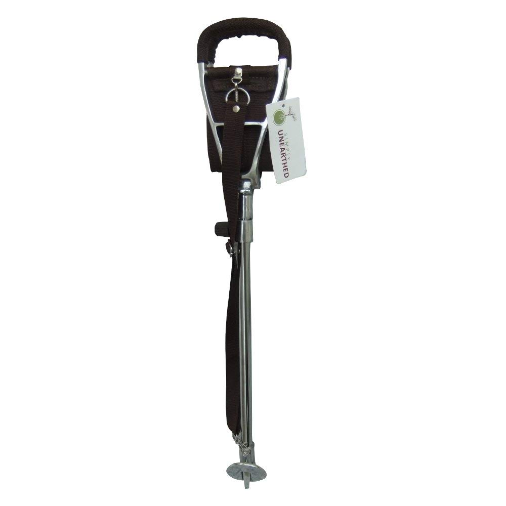 Simply Unearthed Eco-friendly Canvas Seat Shooting stick with spike