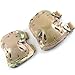 Mrsight Tactical Combat Knee and Elbow Protective Pads Sets Advanced Tactical Gear Set for Airsoft Paintball Hunting CS Military Enthusiasts Skate Outdoor Sports（CP）